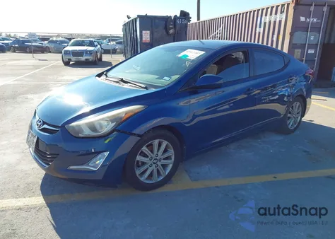 2015 Hyundai Elantra Se z USA, uszkodzony, nr VIN KMHDH4AE7FU412506